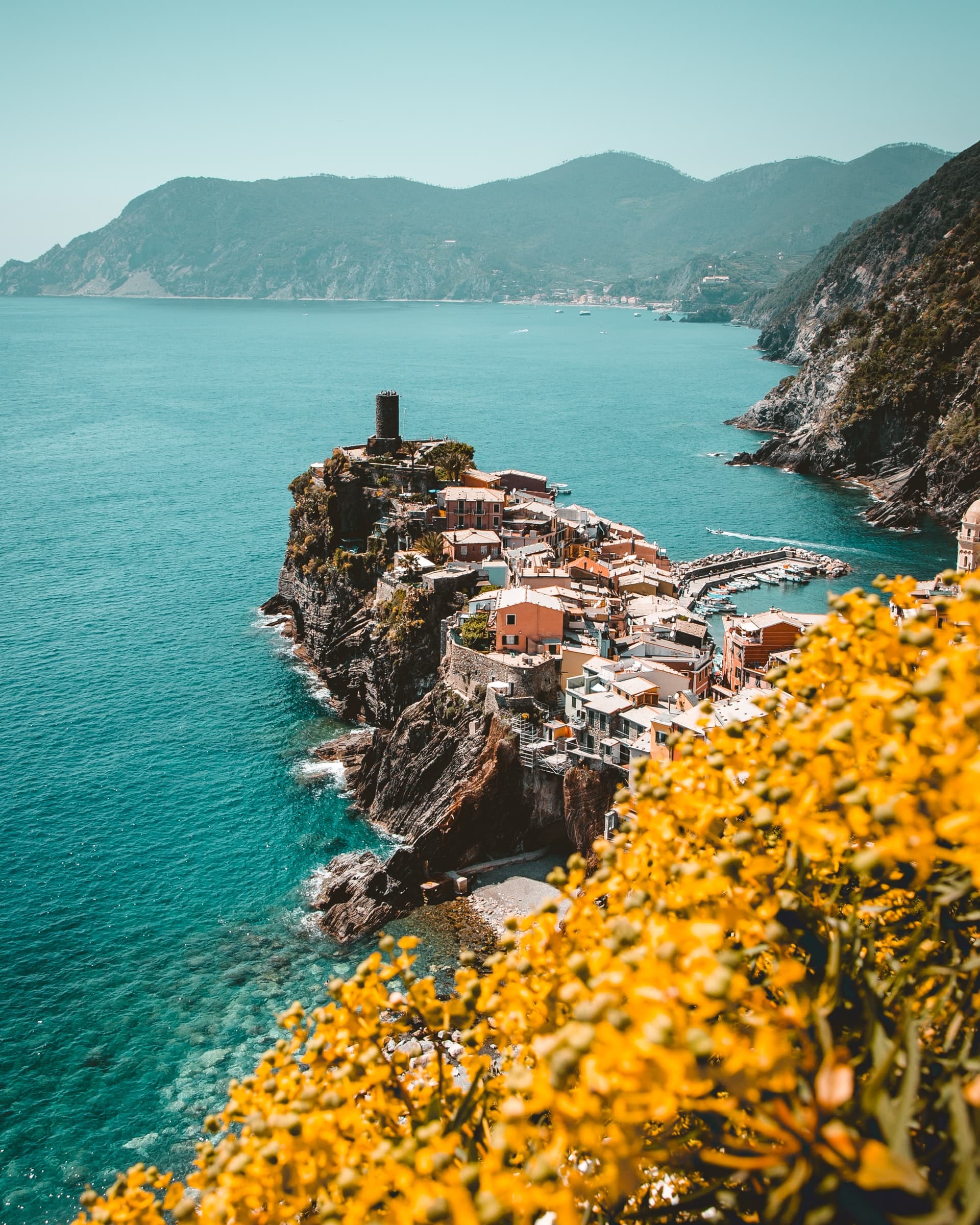 Beautiful Italy coastal view